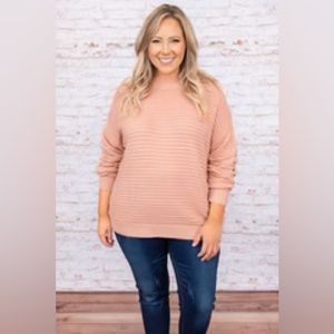 Pinky Swear Sweater, Peach